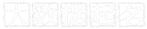 大数据起名logo